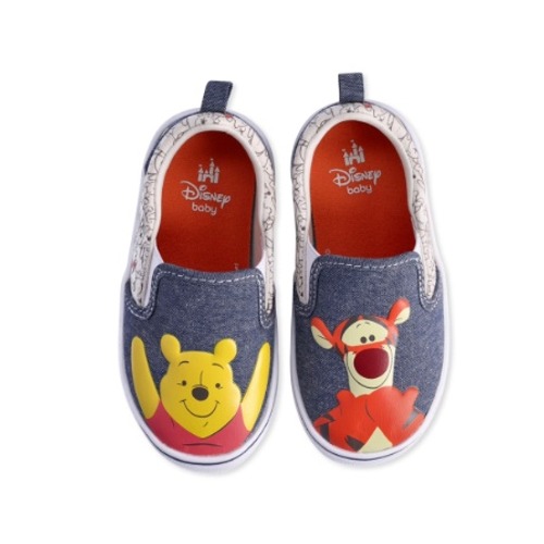 Disney Baby Winnie The Pooh Tigger Slip On Sneakers Blue Toddler Kids Shoes 6